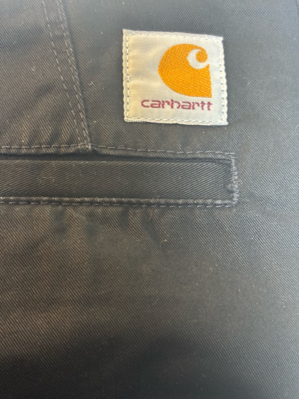 Carhartt Black Straight Fit Dallas Chinos Pants Men’s 30 x 30 - Picture 3 of 8